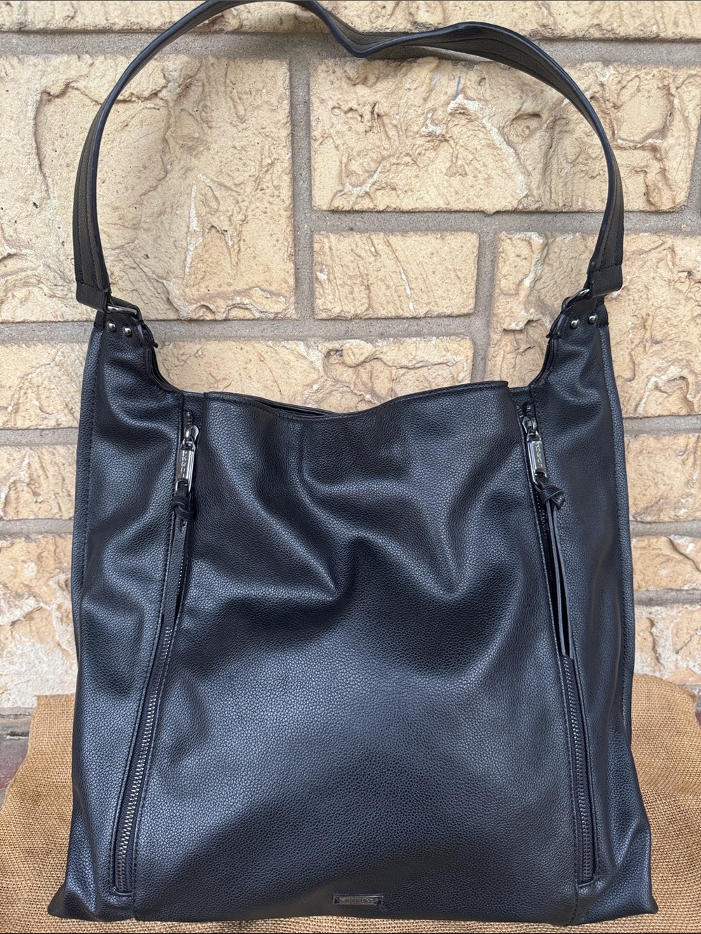 Joe’s Miley Hobo Black Shoulder Bag Tote Carry All Large